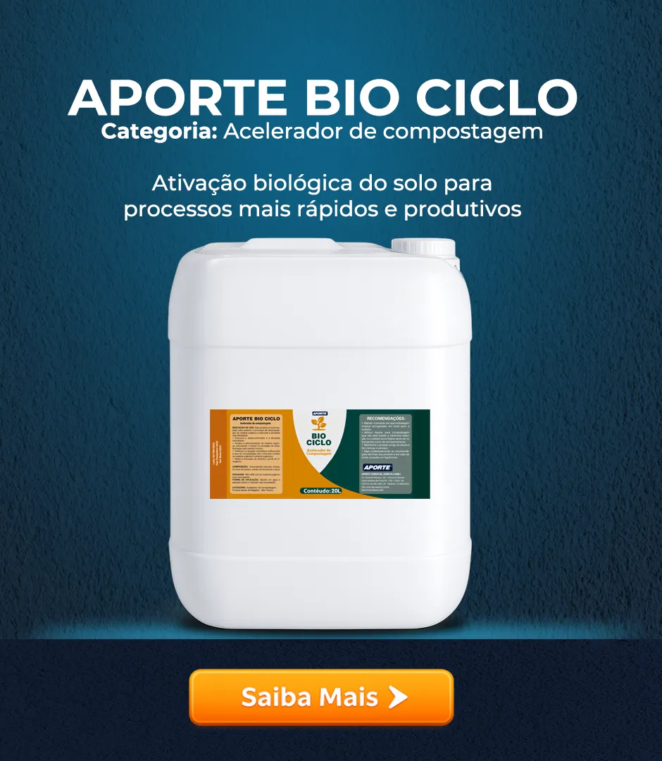Aporte Bio Ciclo acelerador biológico de compostagem