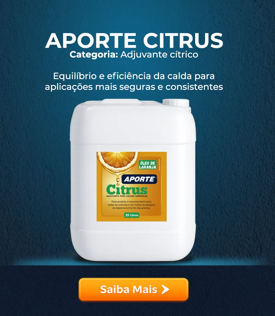 Aporte Citrus adjuvante espalhante adesivo com óleo essencial de laranja